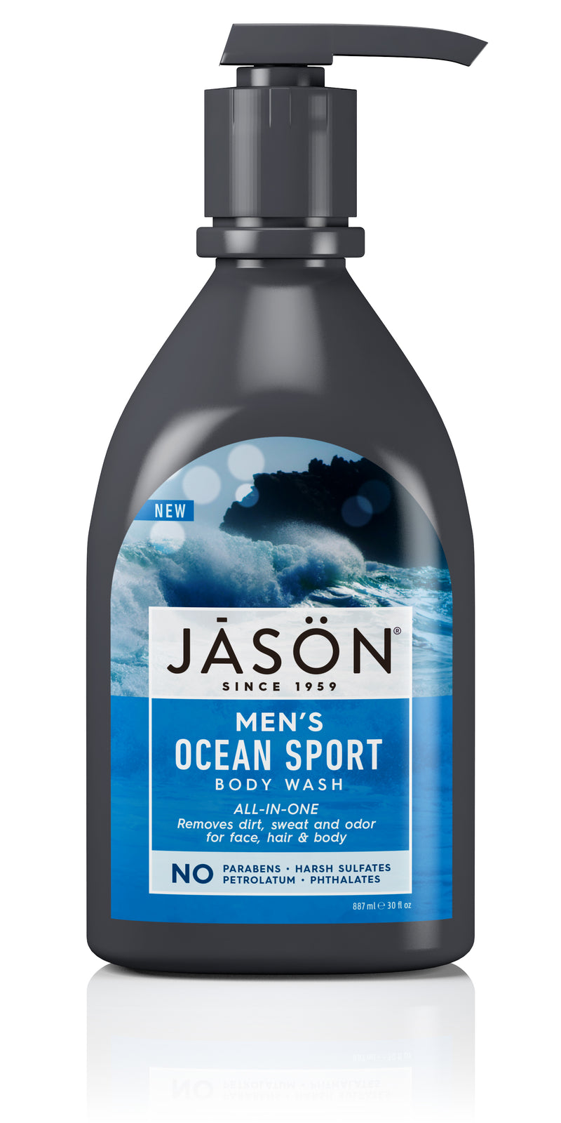 JĀSÖN Men's Ocean Sport Body Wash Pump