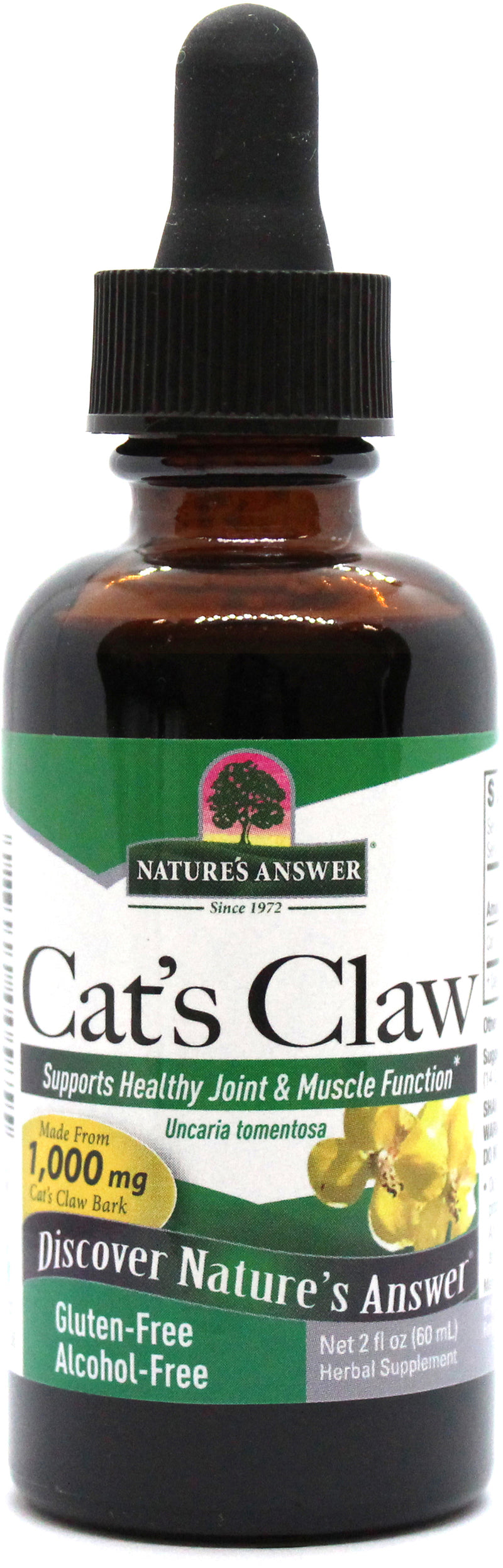 Nature’s Answer Cats Claw Bark (Alcohol-Free)