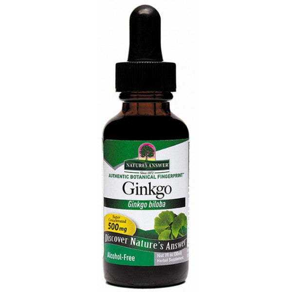 Nature’s Answer Ginkgo Biloba Leaf (Alcohol-Free)