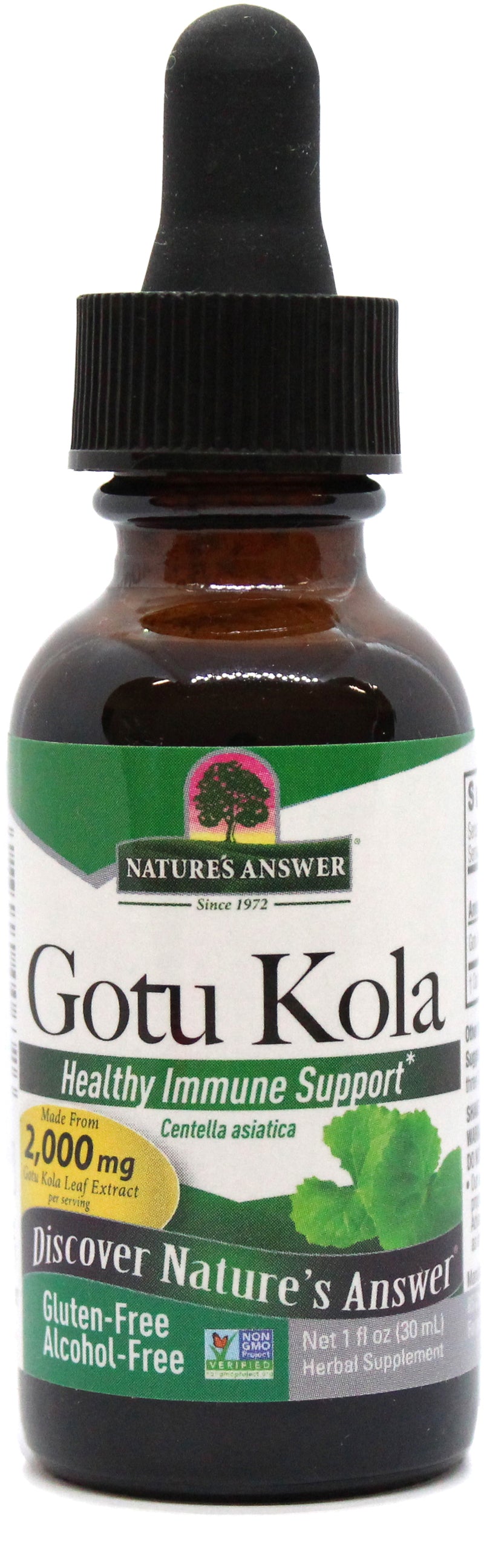 Nature’s Answer Gotu Kola Herb (Alcohol-Free)