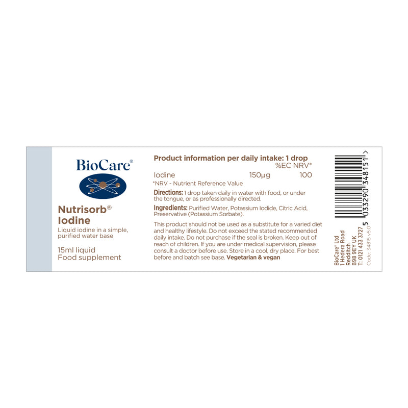 BioCare Nutrisorb® Iodine - 15ml