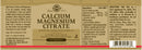Solgar Calcium Magnesium Citrate - 50 Tablets