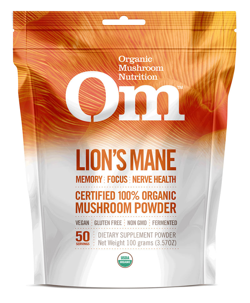 OM Organic Mushroom Powder Lion's Mane, 60g