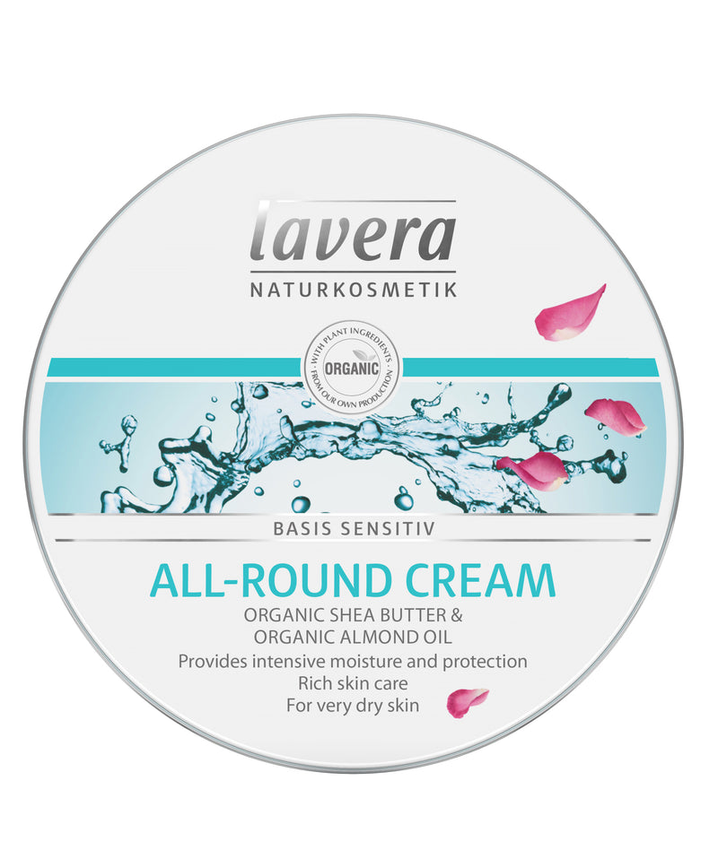 Lavera Basis Sensitive Organic All Round Cream 150ml - For all skin types
