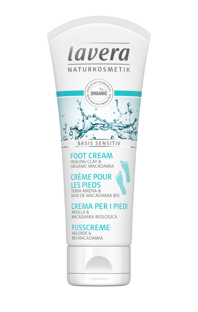 Lavera Organic Foot Cream - Basis Sensitive - 75ml