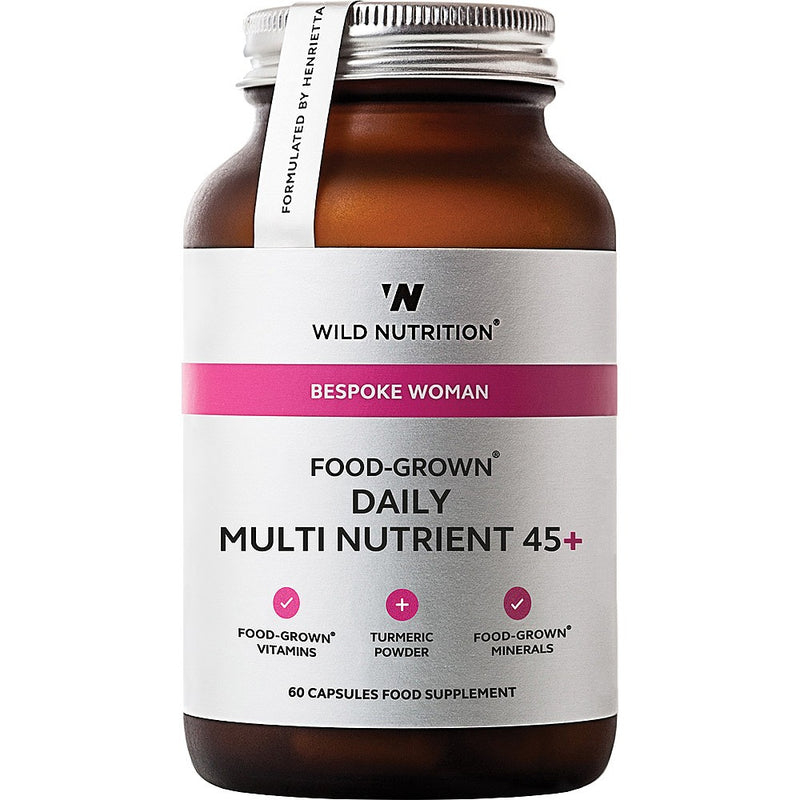 Wild Nutrition Food-Grown® Daily Multi Nutrient 45+, 60 Capsules