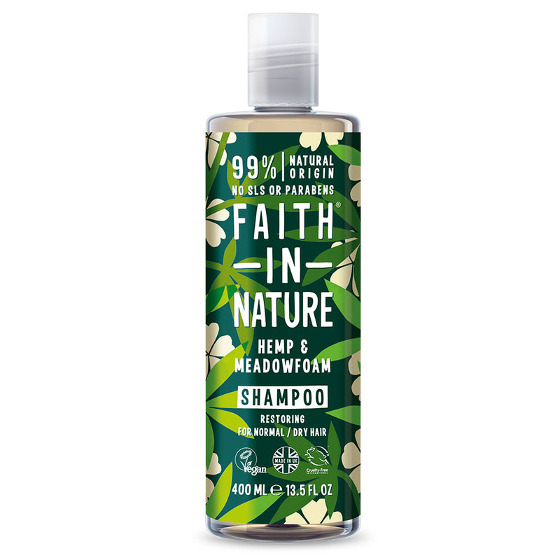 Faith In Nature Hemp & Meadow Foam Shampoo - 400ml