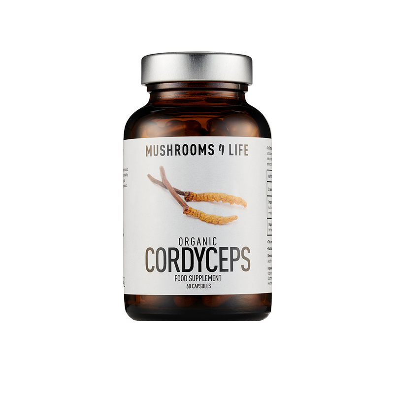 Mushrooms4Life Organic Cordyceps, 60 Capsules