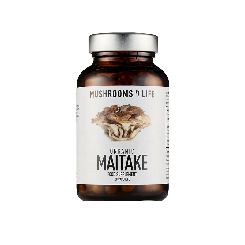Mushrooms4Life Organic Maitake, 60 Capsules