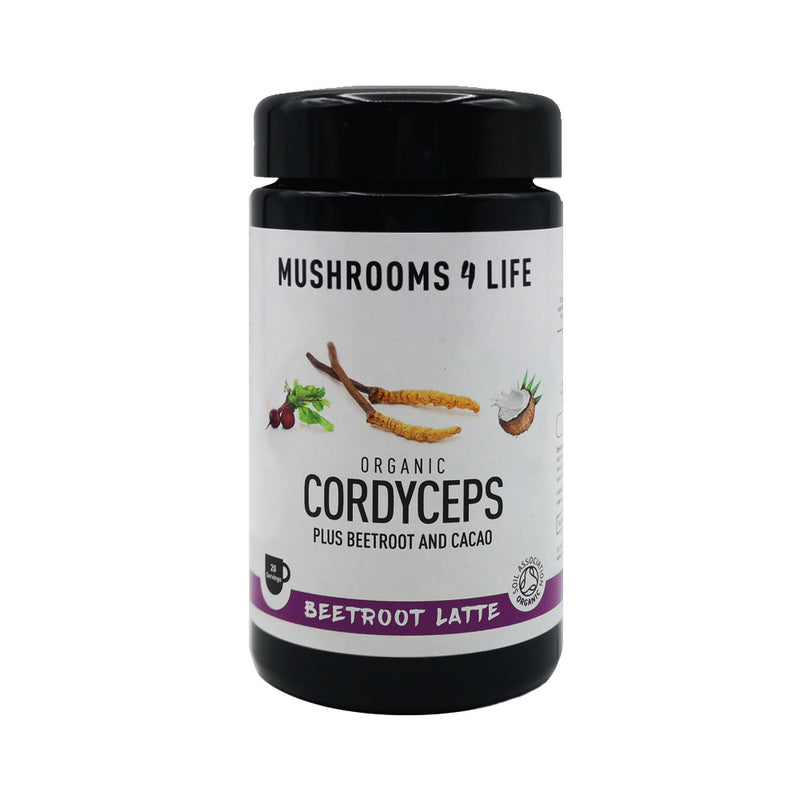 Mushrooms4Life Organic Cordyceps Beetroot Latte