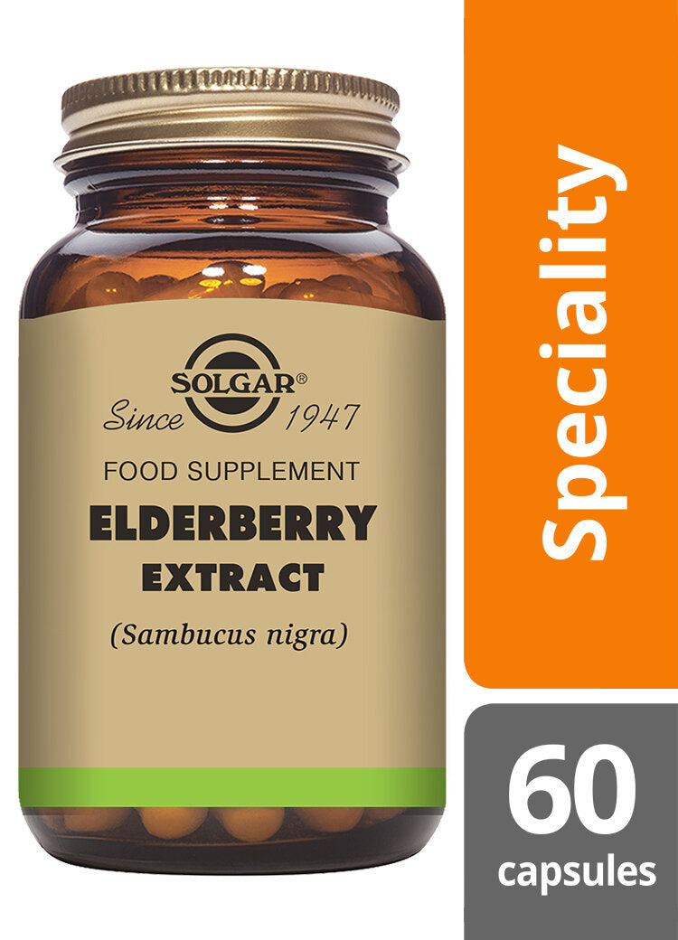 Solgar Elderberry Extract - 60 Capsules