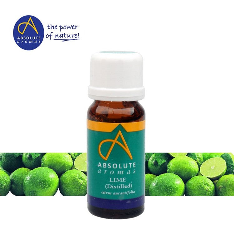 Absolute Aromas Lime Oil (Distilled), 10ml