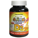 Natures Plus Animal Parade® Vitamin D3 500 IU Childrens (Black Cherry), 90 Chewable Tablets