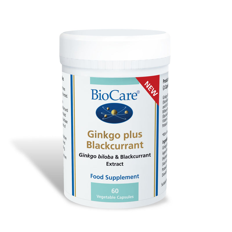 BioCare Ginkgo plus Blackcurrant - 60 Capsules