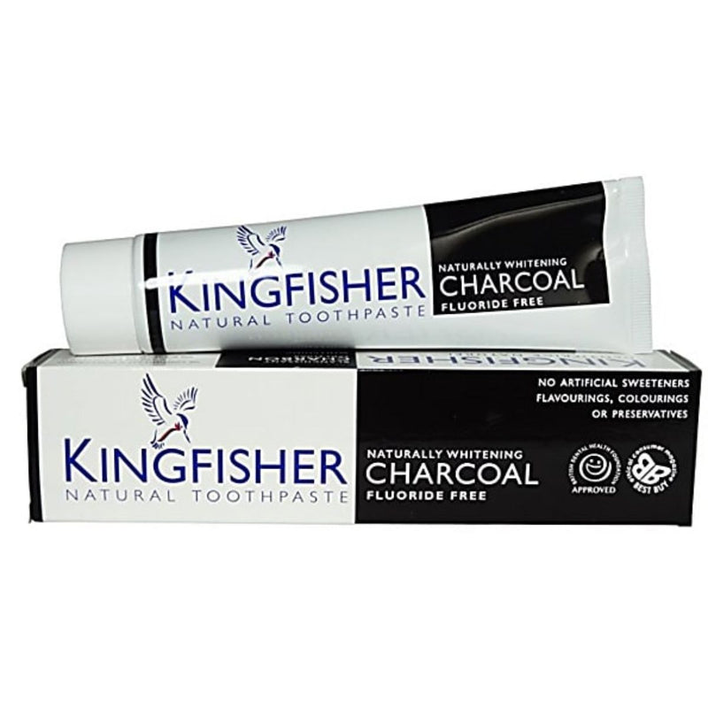 Kingfisher Charcoal (Fluoride-free) - 100ml