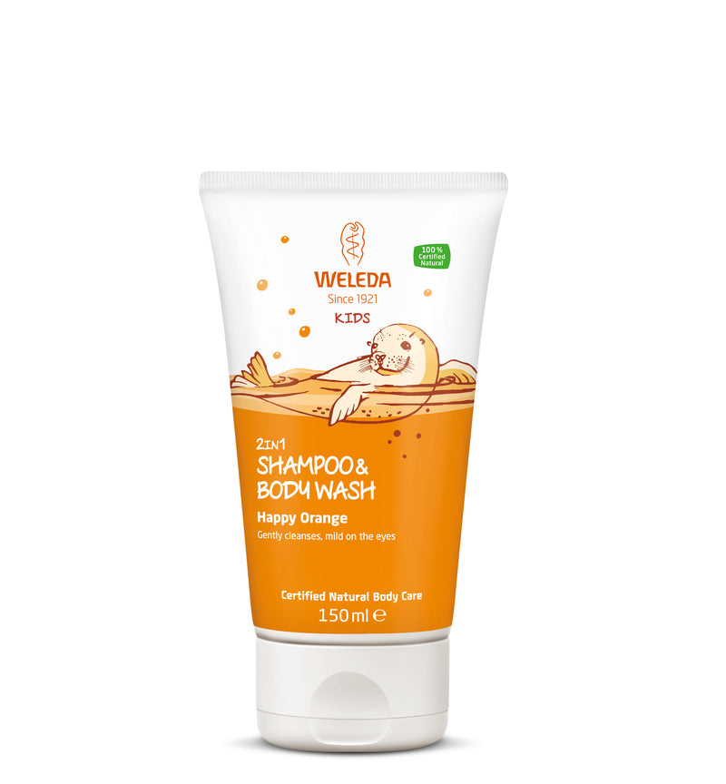 Weleda Kids 2 in 1 Shampoo & Body Wash Happy Orange 150ml