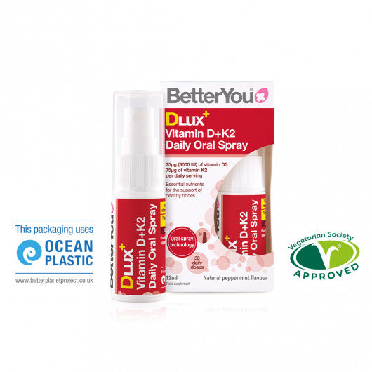 Better You Dlux+ Vitamin D + K2 Oral Spray 12ml