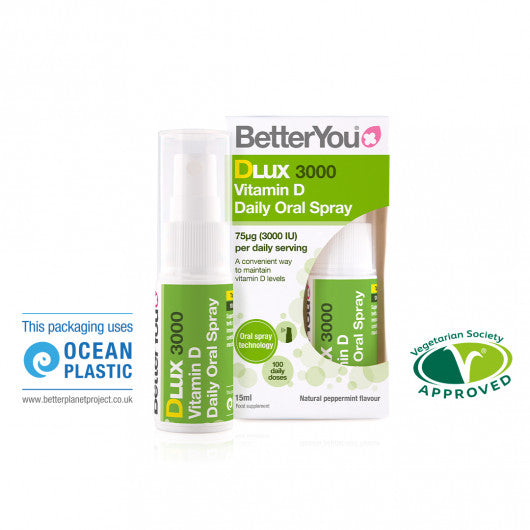 Better You Dlux3000 Daily Vitamin D Oral Spray 15ml