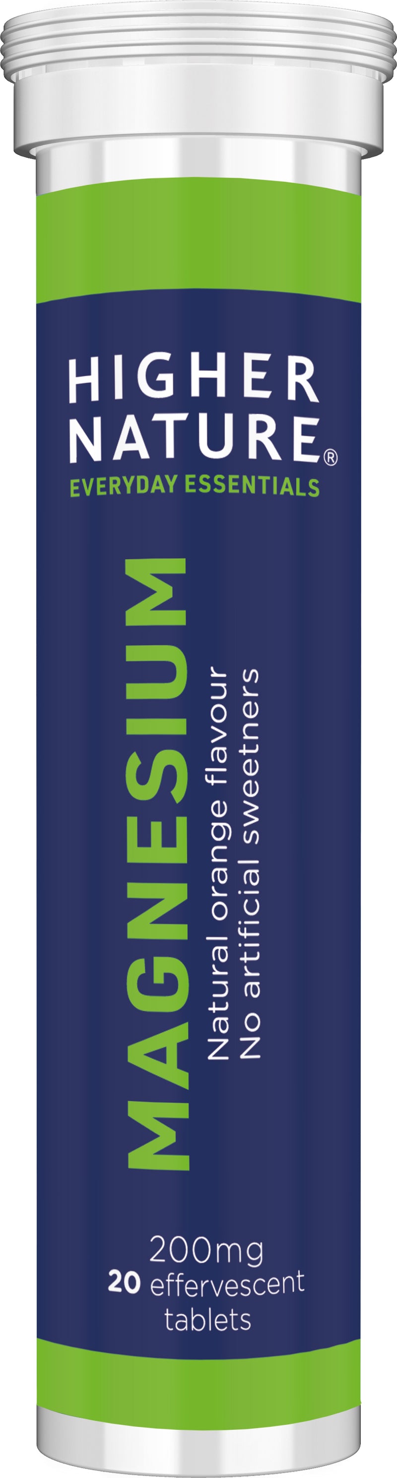 Higher Nature Magnesium Effervescent - 20 Tablets