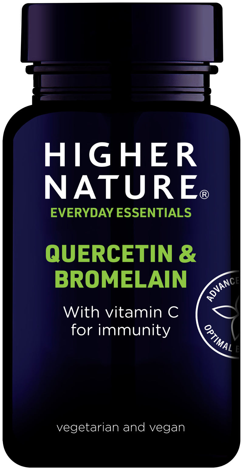 Higher Nature Quercetin & Bromelain 60 Capsules