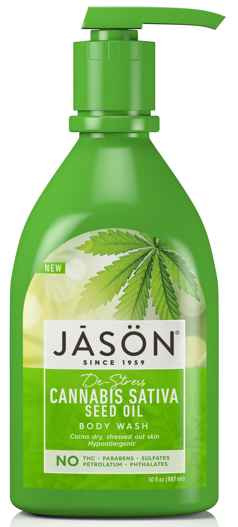 JĀSÖN Cannabis Sativa Bodywash Pump