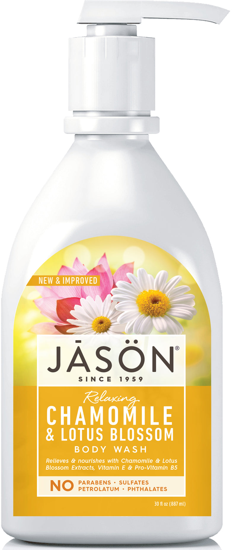 JĀSÖN Chamomile Satin Body Wash Pump