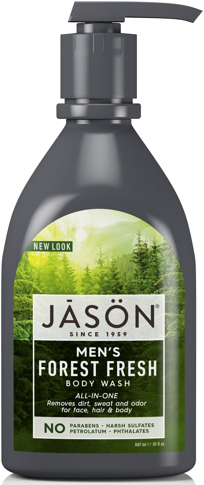 JĀSÖN Men's Body Wash Forest Fresh Pump