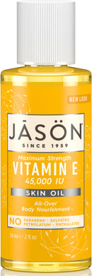 JĀSÖN Organic Vit E Oil 45000IU