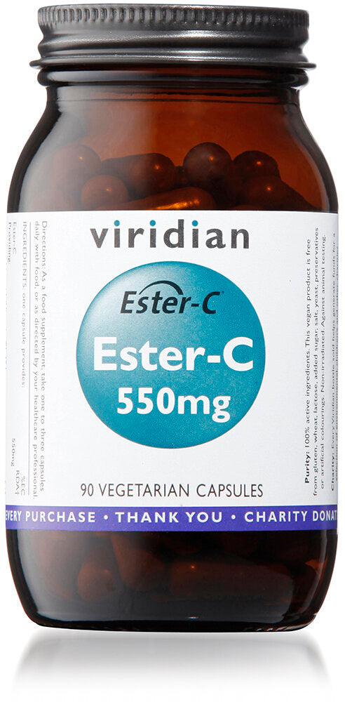 Viridian Extra-C™ 550mg, 90 Veg Capsules
