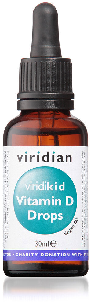 Viridian viridiKid Vitamin D3 400iu Drops, 30ml