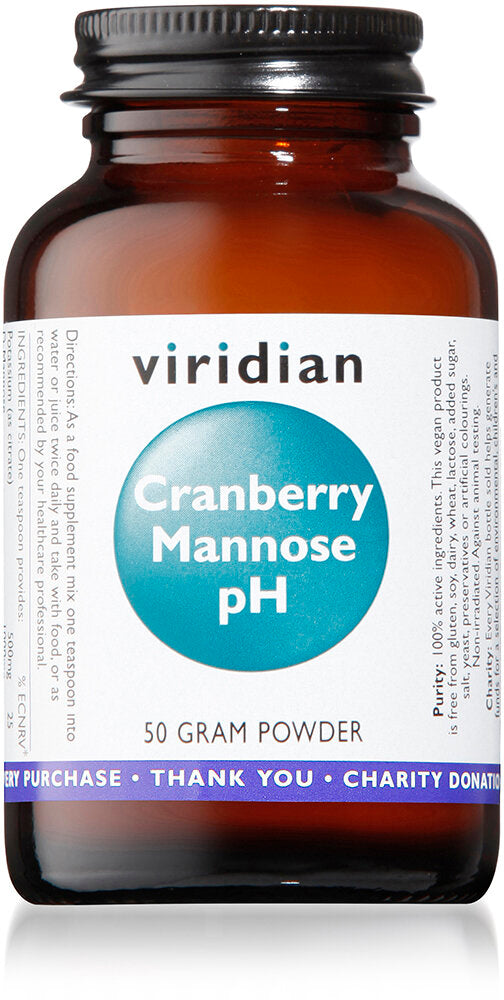 Viridian Cranberry Mannose pH Powder, 50g