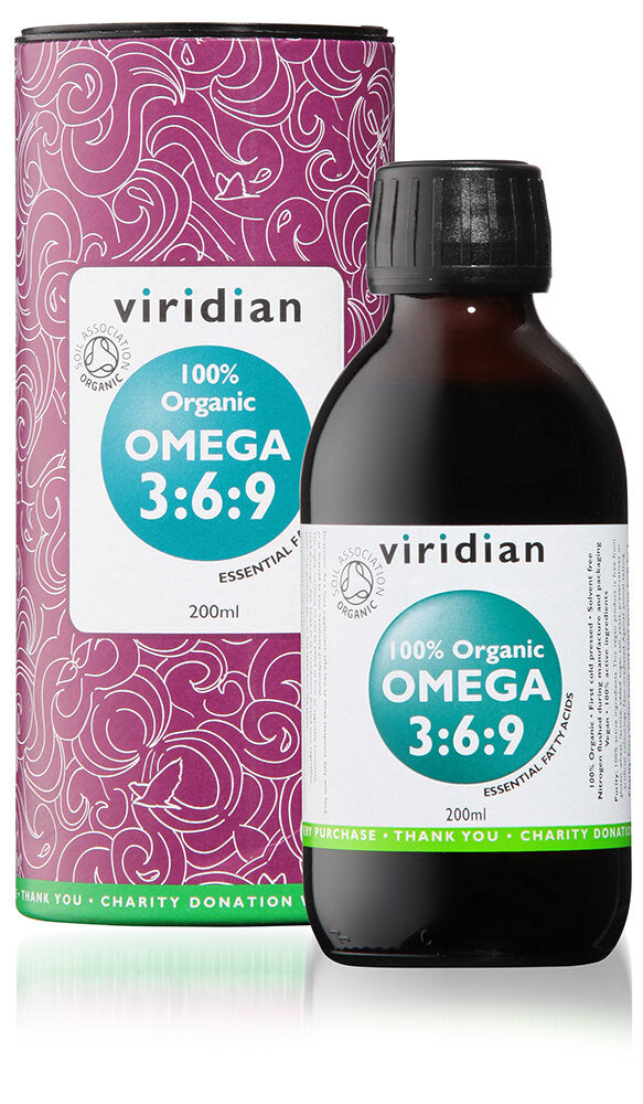 Viridian 100% Organic Omega 3:6:9 Oil, 200ml