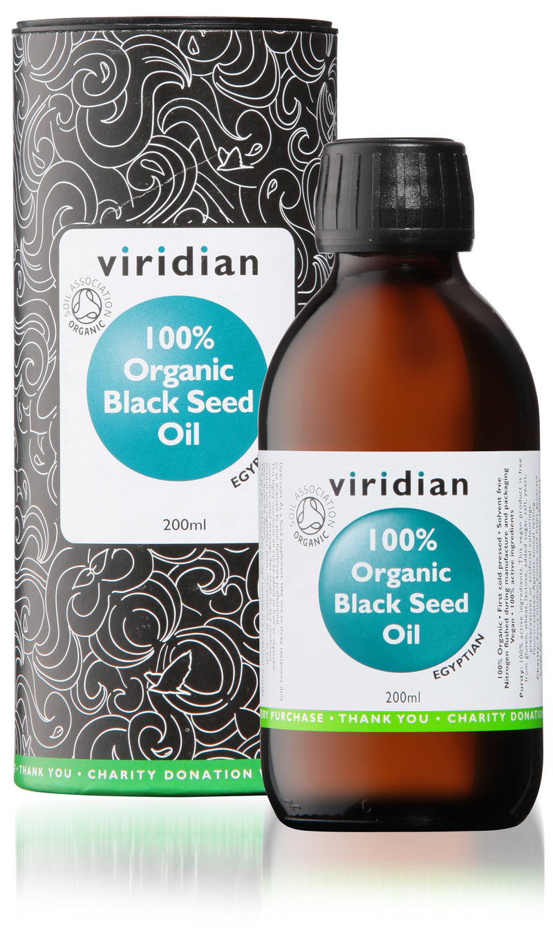 Viridian Organic Black Seed Oil, 200ml