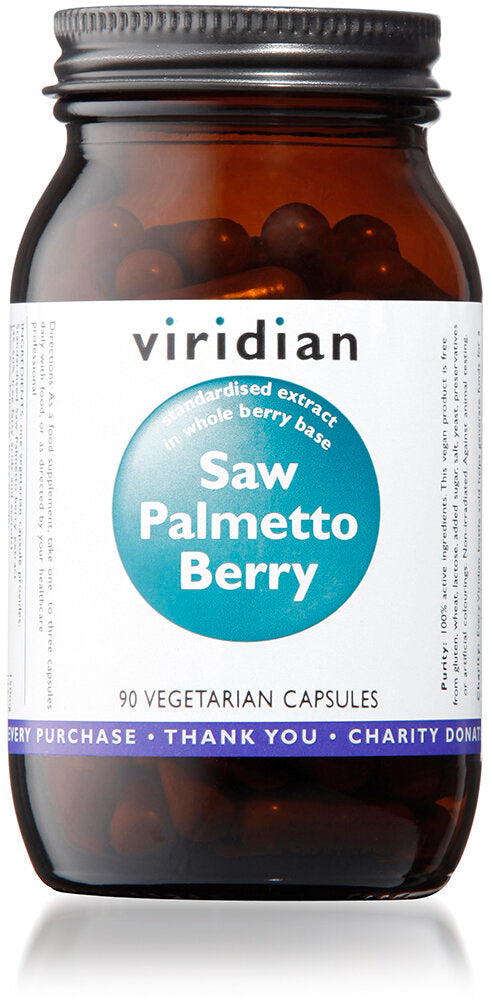 Viridian Saw Palmetto Berry Extract, 90 Veg Capsules