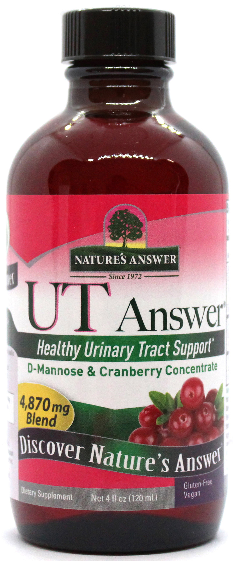 Nature’s Answer UTI Ans D-Mannose & Cranberry (Alcohol-Free)