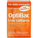 OptiBac Daily Immunity (with Vitamin C), 30 Capsules