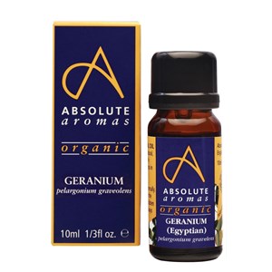 Absolute Aromas Organic Geranium Oil, 10ml