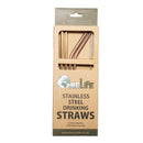 OneLife Rose Gold 5-Pack Metal Straws
