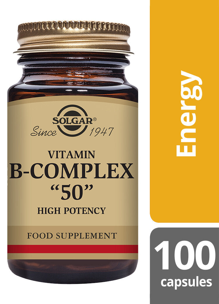 Solgar Vitamin B Complex 50 - 100 Capsules