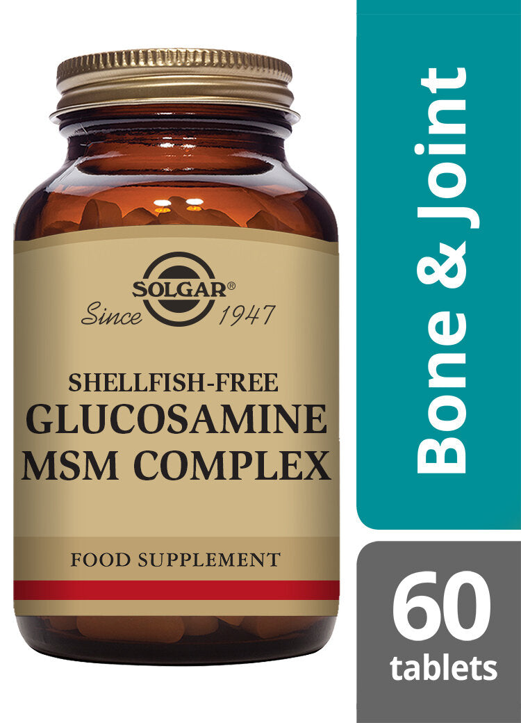 Solgar Glucosamine MSM Complex (No Shellfish) - 60 Tablets