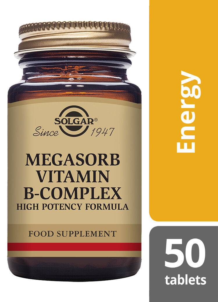 Solgar Megasorb Vitamin B Complex - 50 Tablets