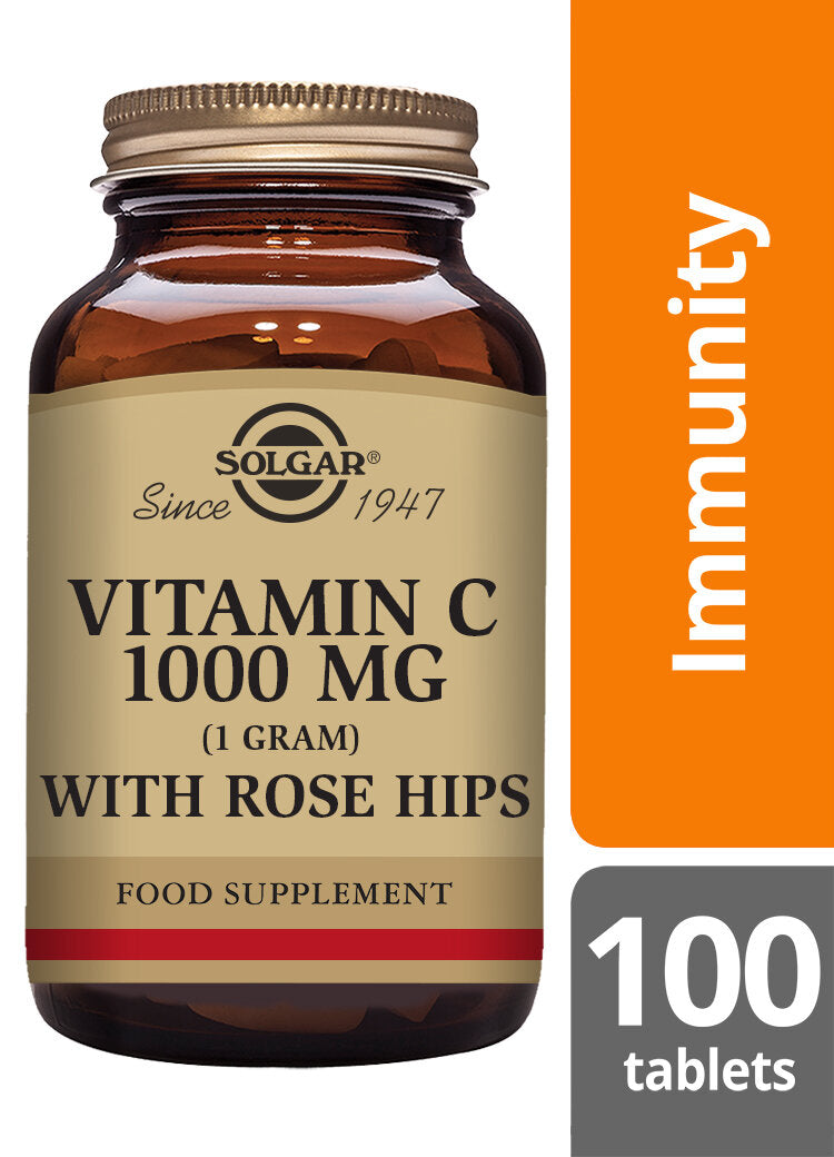 Solgar Vitamin C with Rose Hips - 1000mg - 100 Tablets