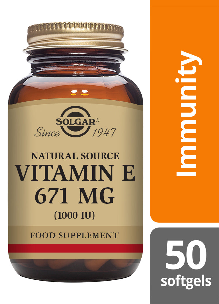 Solgar Vitamin E - 1000iu - 50 Softgels