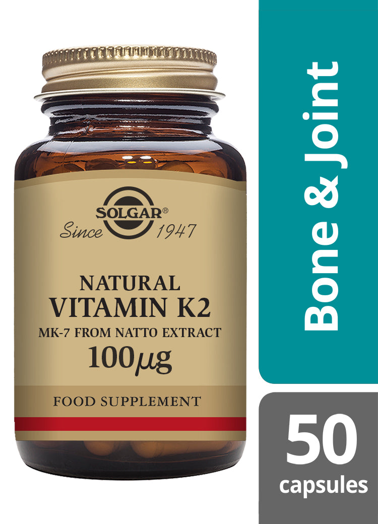 Solgar Vitamin K2 - 100mg - 50 Capsules