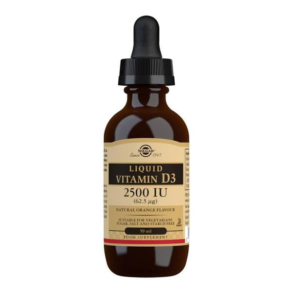 Solgar Vitamin D3 Drops - 2500iu - 59ml