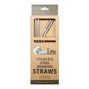 OneLife Silver 5-Pack Metal Straws