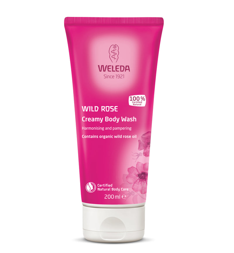 Weleda Wild Rose Creamy Body Wash, 200ml